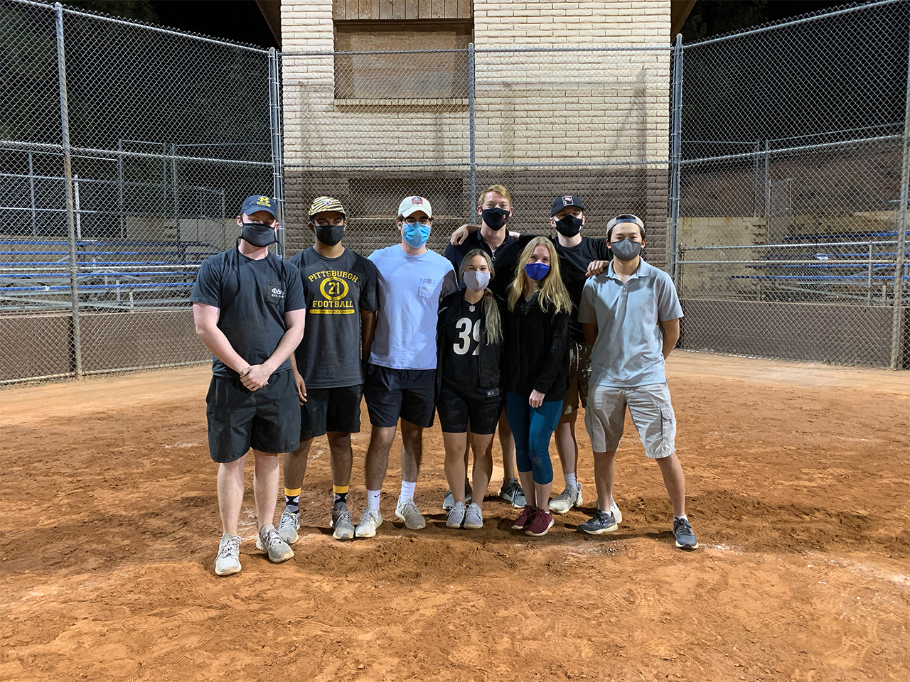 AZ Hotshots live broadcast team setup at softball field